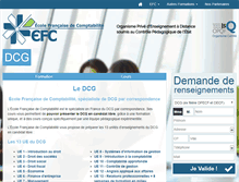 Tablet Screenshot of dcg.efcformation.com